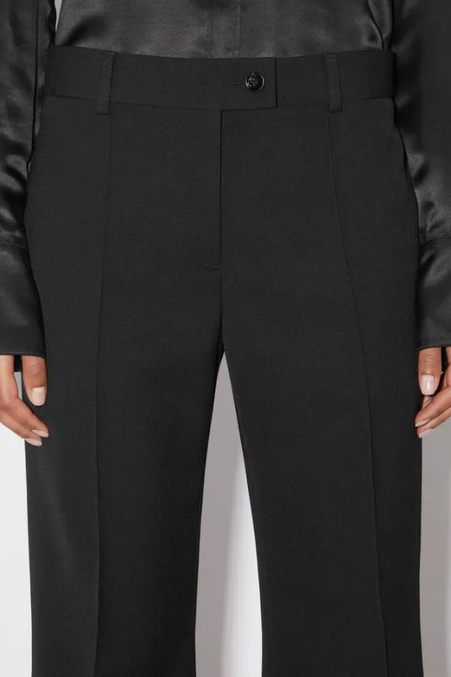 Acne Studios Trousers Woman Tailored Flared Trousers Black