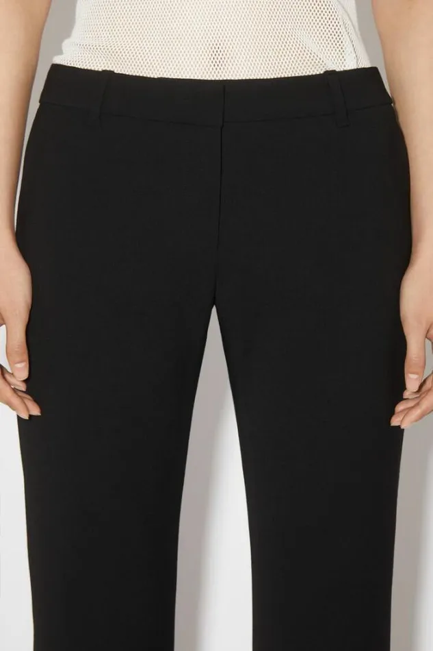 Acne Studios Trousers Woman Tailored Wool Blend Trousers Black