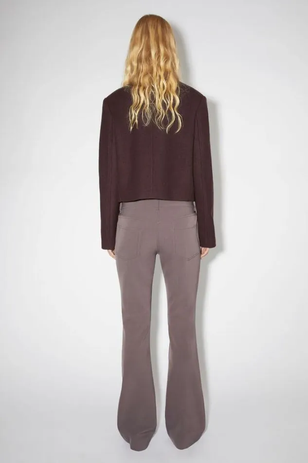 Acne Studios Trousers Woman Wool Blend Trousers Dove Purple
