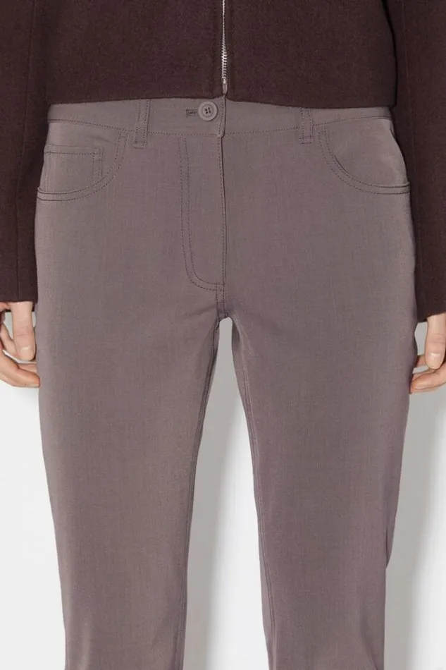 Acne Studios Trousers Woman Wool Blend Trousers Dove Purple