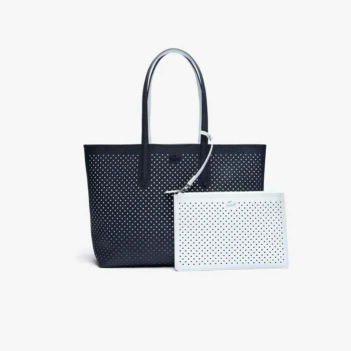 Anna Removable Pouch Perforated Reversible Tote Dark Sapphire Illusion Bl Womens Lacoste Bags Outlet Anna Removable Pouch Perforated Reversible Tote Dark Sapphire Illusion Bl Womens Lacoste Bags Outlet