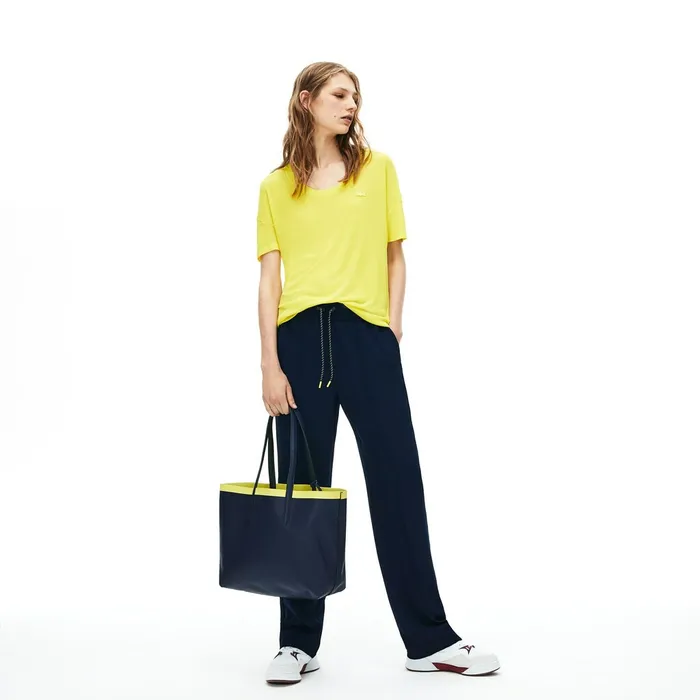 Anna Reversible Contrast Band Coated Canvas Tote Bag Scarab Peacoat Green Shee Womens Lacoste Bags Online Outlet Store Anna Reversible Contrast Band Coated Canvas Tote Bag Scarab Peacoat Green Shee Womens Lacoste Bags Online Outlet Store