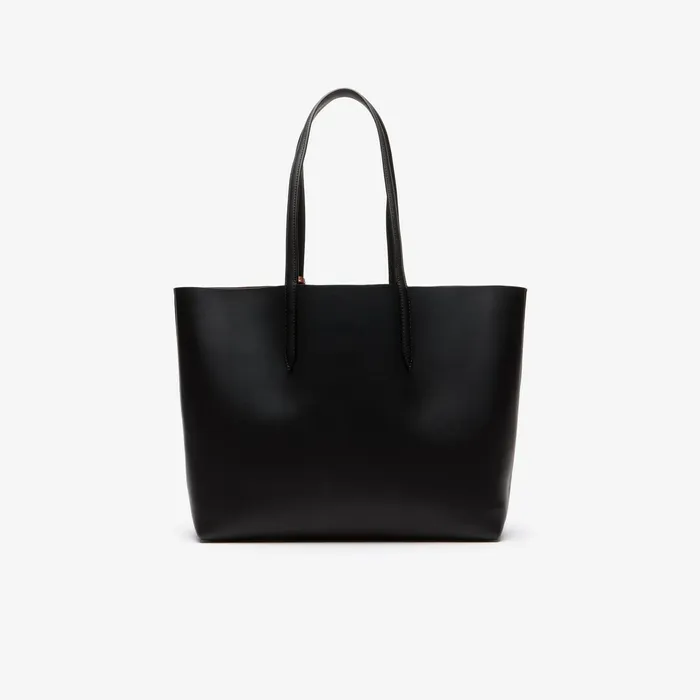 Anna Reversible Matte And Iridescent Leather Tote Black 2132 Womens Lacoste Bags Online Store
