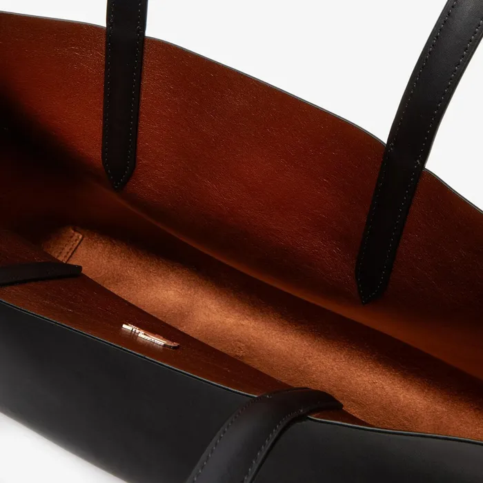 Anna Reversible Matte And Iridescent Leather Tote Black 2132 Womens Lacoste Bags Online Store