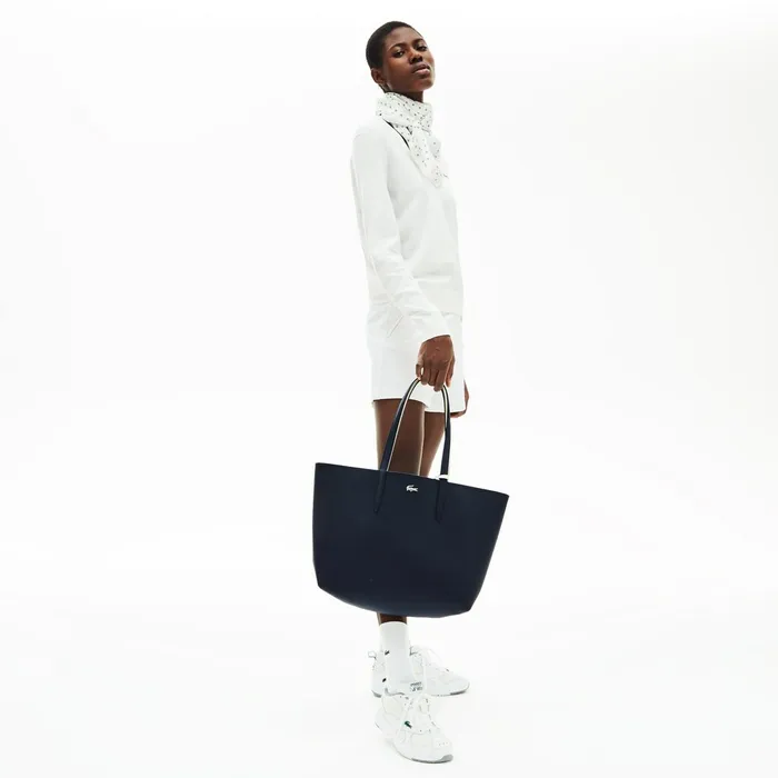 Anna Reversible Tote Bag Dark Sapphire Marshmallow Womens Lacoste Bags Outlet Anna Reversible Tote Bag Dark Sapphire Marshmallow Womens Lacoste Bags Outlet