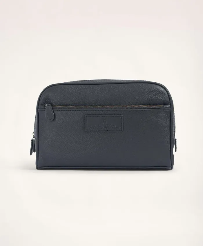 Bags andamp Leather Goods Men Brooks Brothers Large Pebbled Leather Dopp Kit Black Bags andamp Leather Goods Men Brooks Brothers Large Pebbled Leather Dopp Kit Black