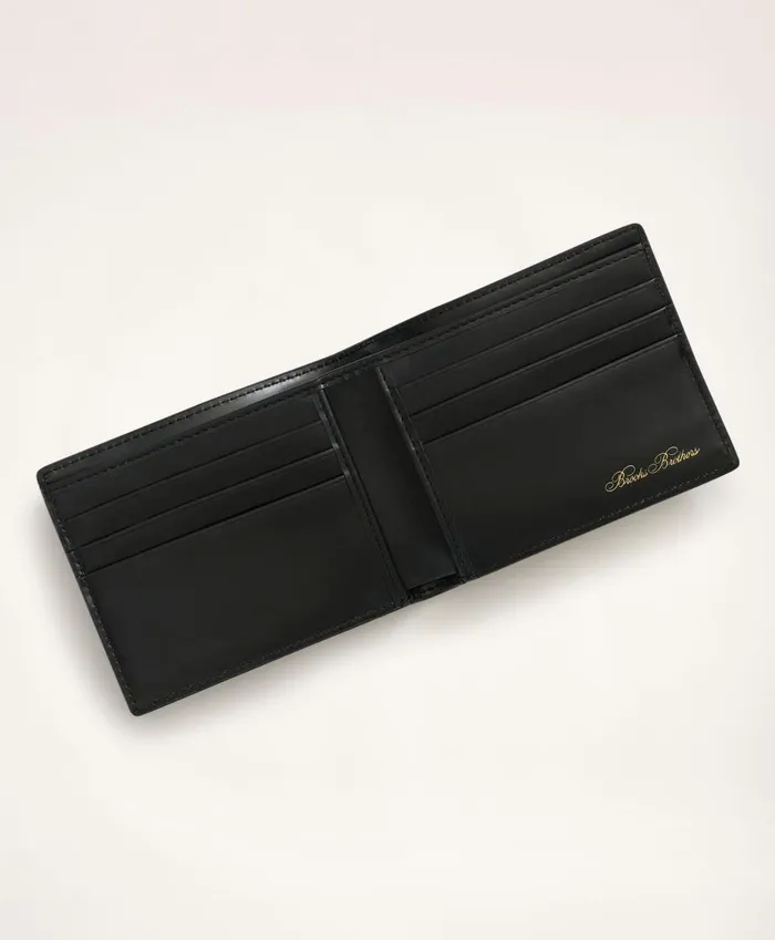 Bags andamp Leather Goods Men Brooks Brothers Leather Billfold Black