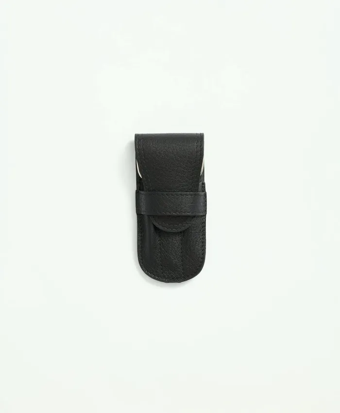 Bags andamp Leather Goods Men Brooks Brothers Manicure Set Black