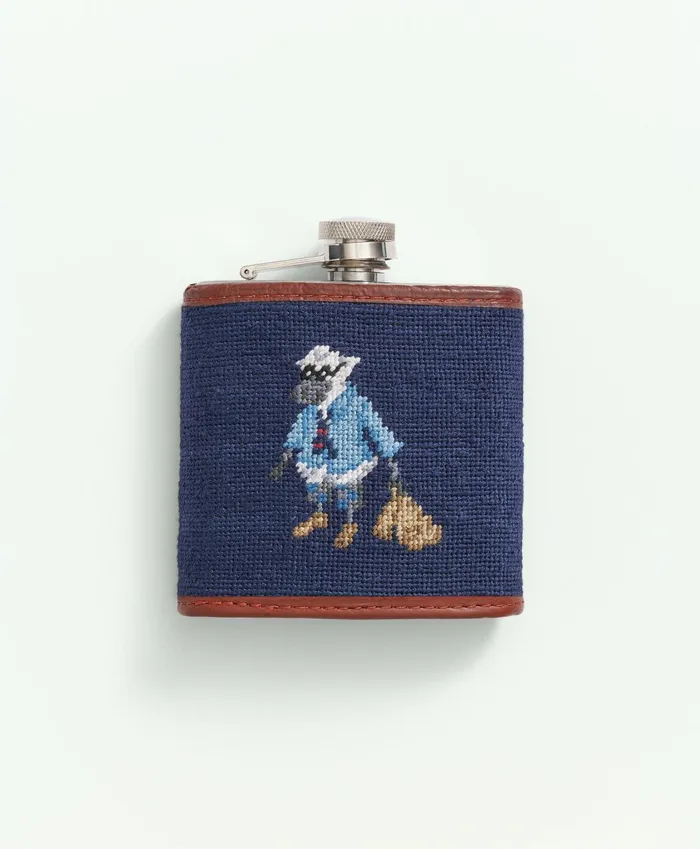 Bags andamp Leather Goods Men Brooks Brothers Smathers andamp Branson Stainless Steel Needlepoint Flask Multi Bags andamp Leather Goods Men Brooks Brothers Smathers andamp Branson Stainless Steel Needlepoint Flask Multi