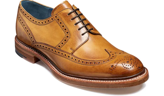 Bailey 8211 Cedar Hand Painted Mens Barker Shoes Brogues