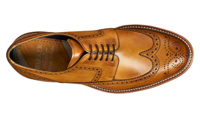Bailey 8211 Cedar Hand Painted Mens Barker Shoes Brogues