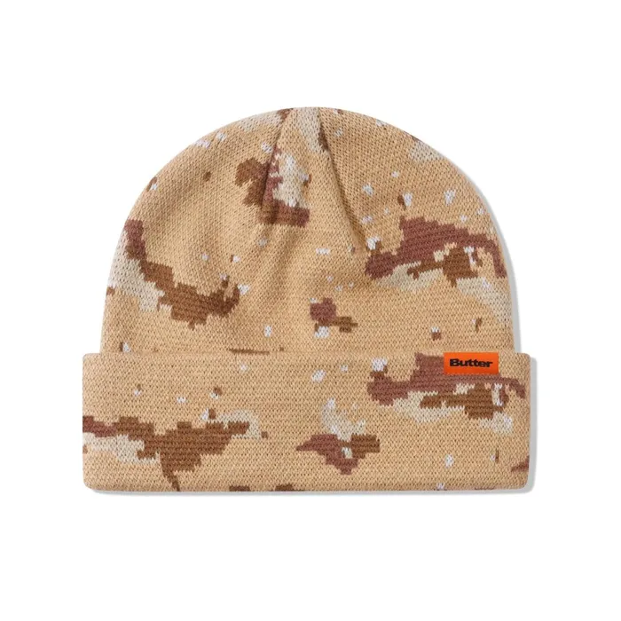 Beanies Men Butter Goods Desert Camo Beanie Sand