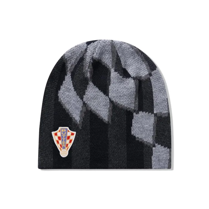 Beanies Men Butter Goods Flag Skully Beanie Black