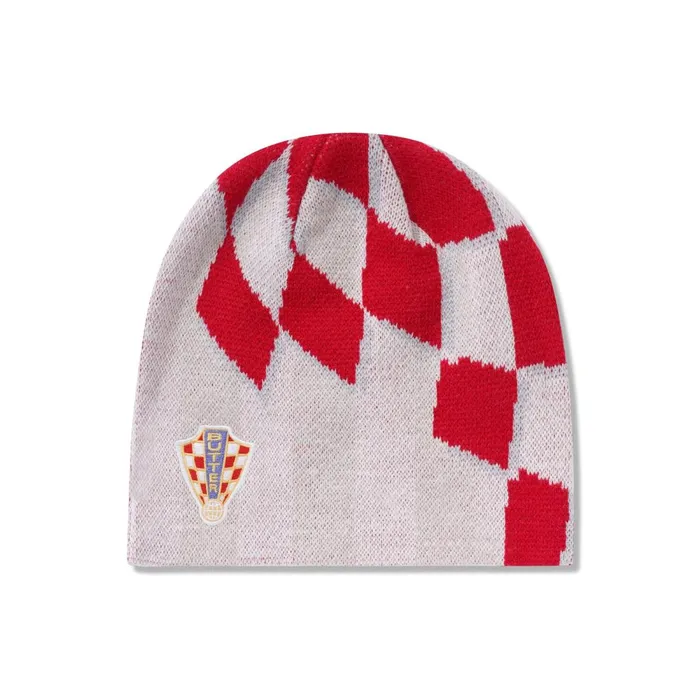 Beanies Men Butter Goods Flag Skully Beanie White