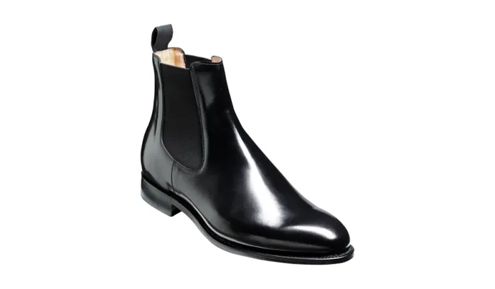 Bedale 8211 Black HiShine Mens Barker Shoes Boots