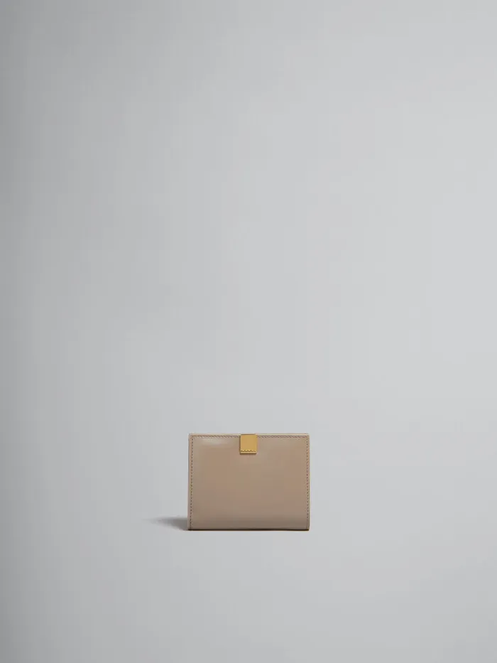 Beige Leather Trifold Prisma Wallet Women Marni Wallets and Small Leather Goods Beige Leather Trifold Prisma Wallet Women Marni Wallets and Small Leather Goods