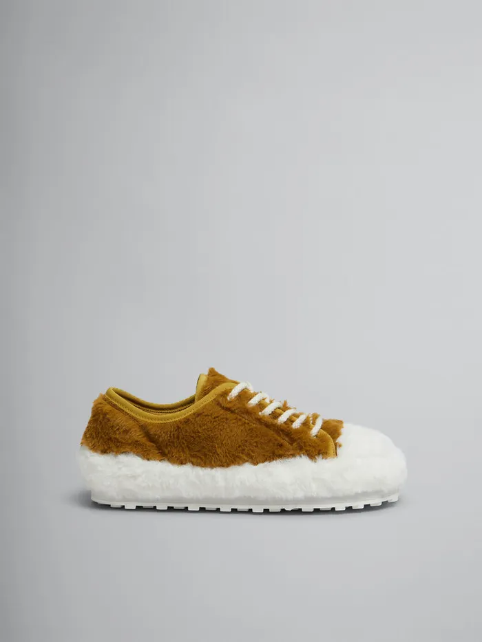 Beige Teddy Tennis Sneaker Women Marni Sneakers