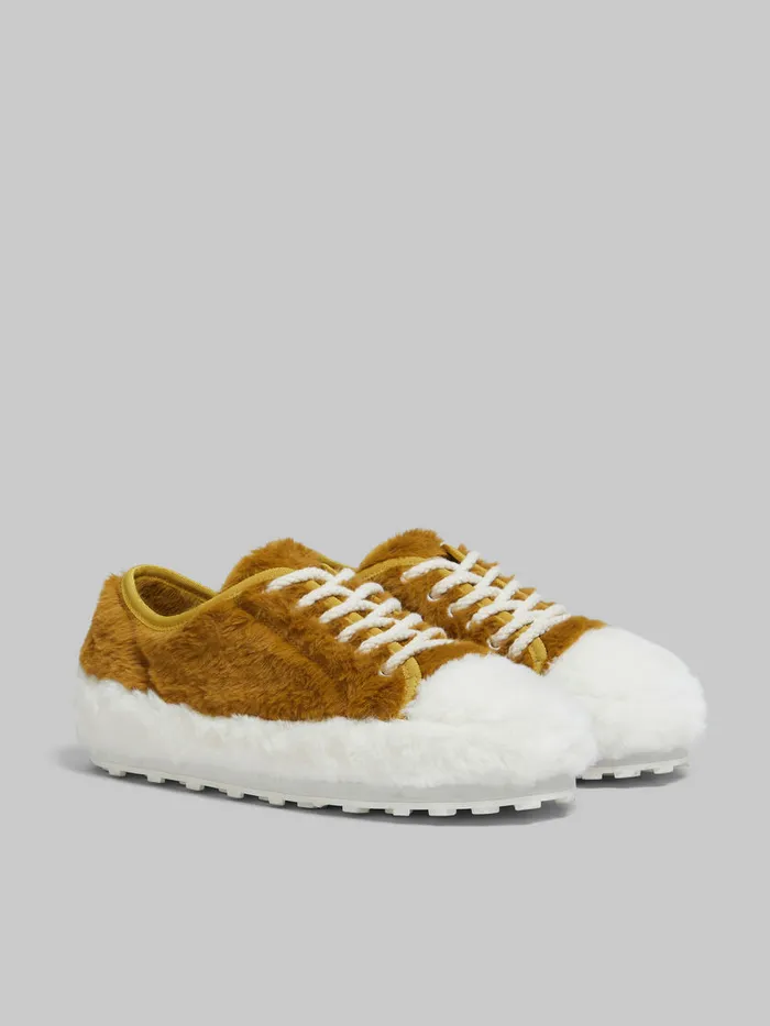 Beige Teddy Tennis Sneaker Women Marni Sneakers