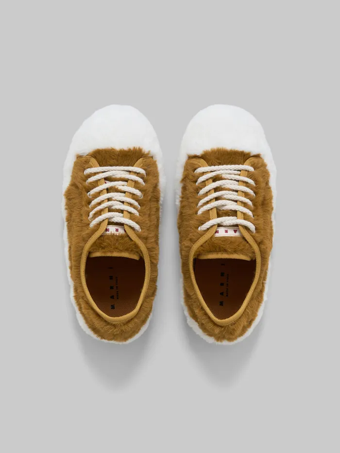 Beige Teddy Tennis Sneaker Women Marni Sneakers