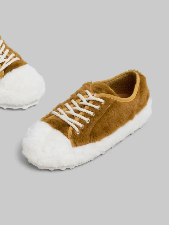 Beige Teddy Tennis Sneaker Women Marni Sneakers