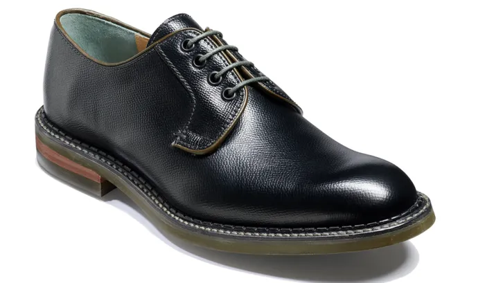 Berry 8211 Black Alpine Grain Mens Barker Shoes Derbys