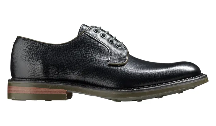 Berry 8211 Black Alpine Grain Mens Barker Shoes Derbys