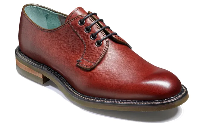 Berry 8211 Burgundy Alpine Grain Mens Barker Shoes Derbys