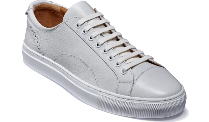 Bert 8211 Off White Grain Mens Barker Shoes Sneakers