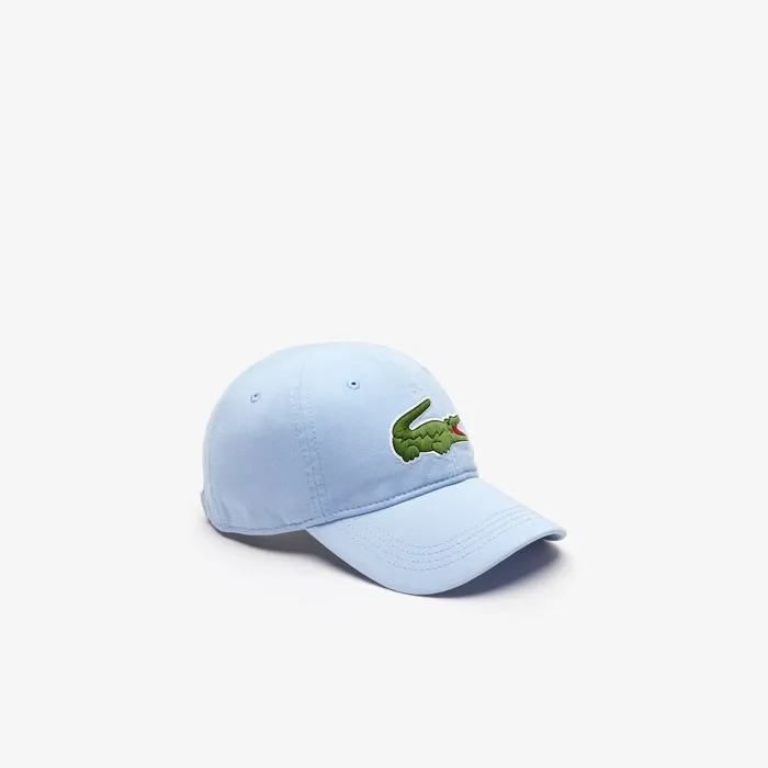 Big Croc Gabardine Cap Light Blue Mens Lacoste Caps and Hats Gift 4 You