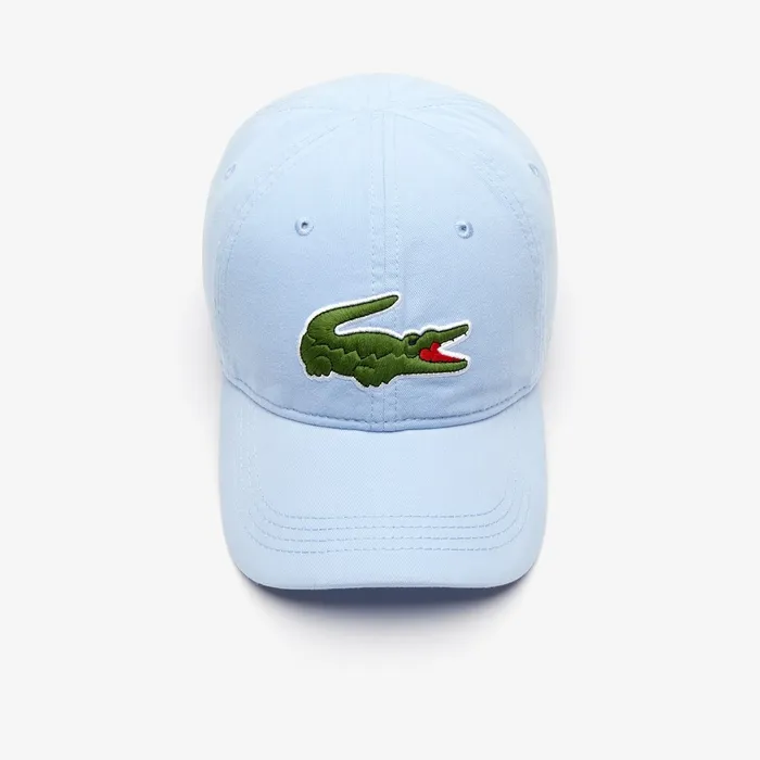Big Croc Gabardine Cap Light Blue Mens Lacoste Caps and Hats Gift 4 You