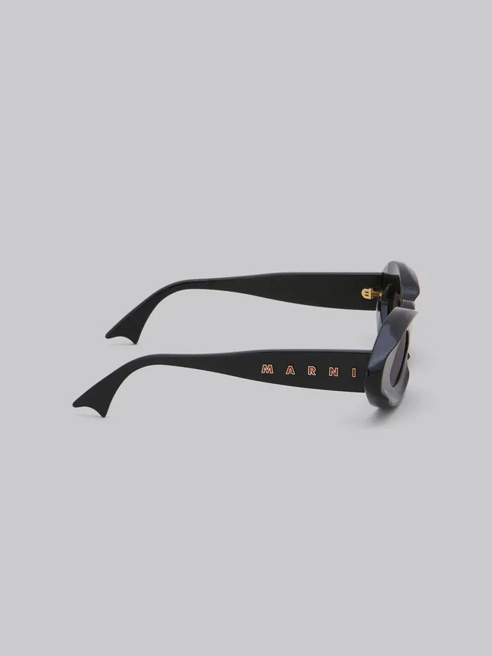 Black Dark Doodad Sunglasses WomenMen Marni Sunglasses