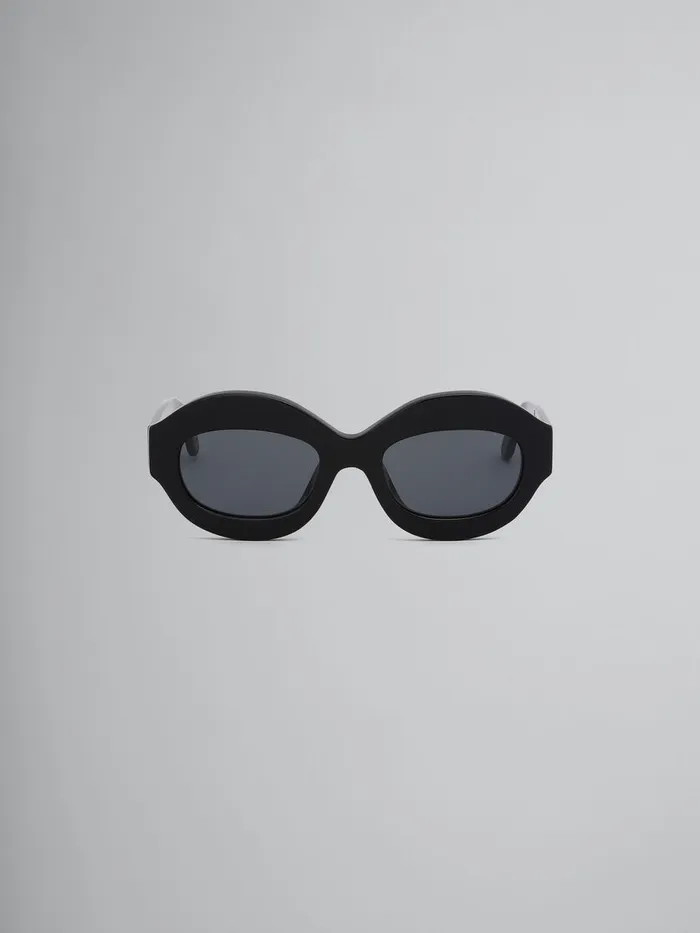 Black Ik Kil Cenote Acetate Sunglasses Women Marni Sunglasses