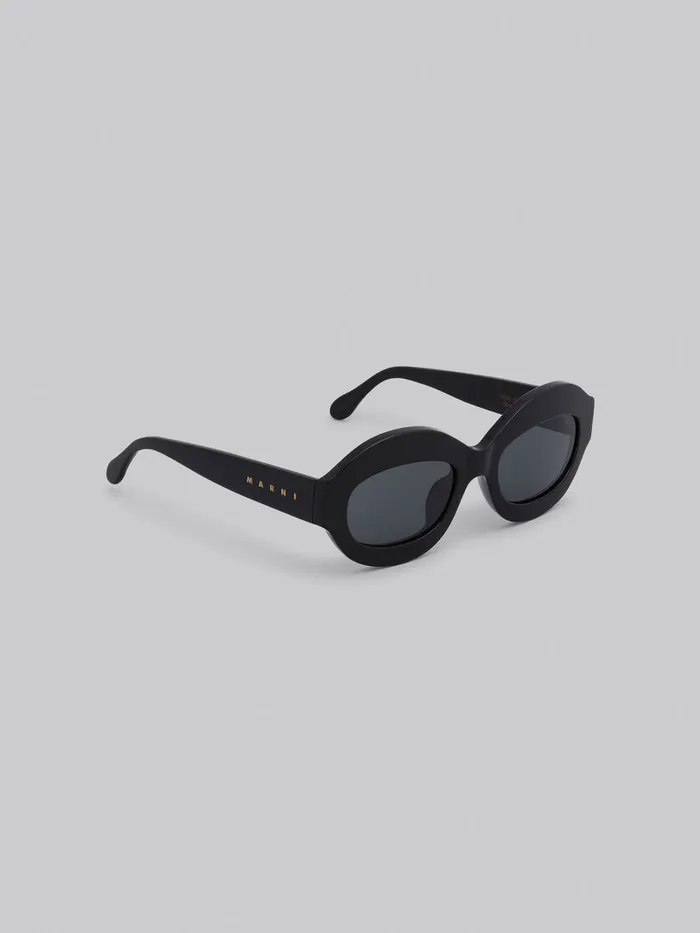 Black Ik Kil Cenote Acetate Sunglasses Women Marni Sunglasses
