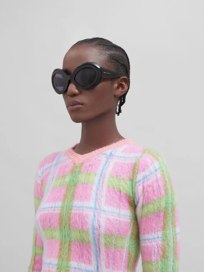 Black Lake Of Fire Sunglasses WomenMen Marni Sunglasses