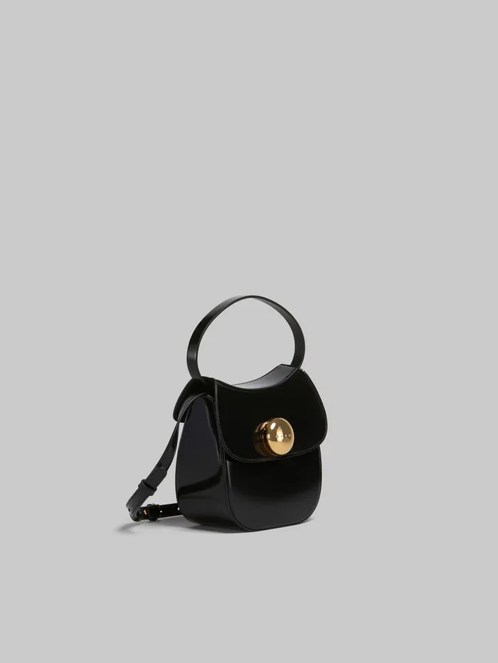 Black Leather Butterfly Small Handbag Women Marni Shoulder Bags