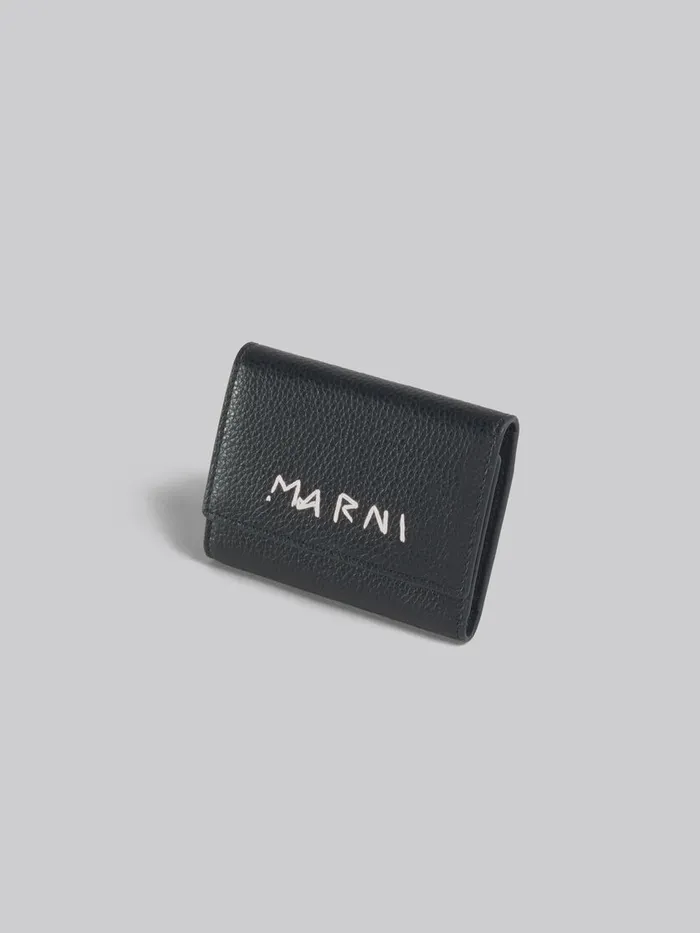 Black Leather Key Holder With Marni Mending Men Marni Other Accessories
