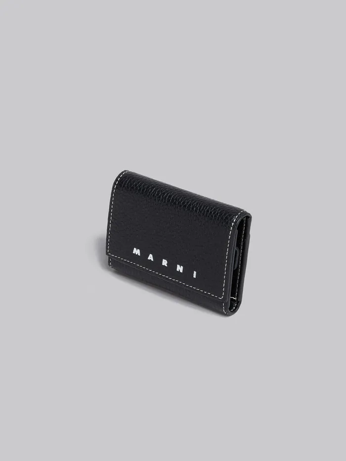 Black Leather Key Wallet Men Marni Other Accessories