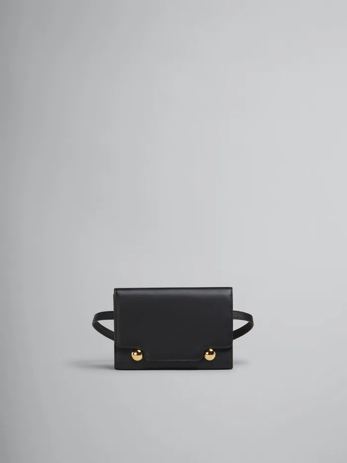 Black Leather Trunkaroo Bum Bag Women Marni Trunkaroo Bag