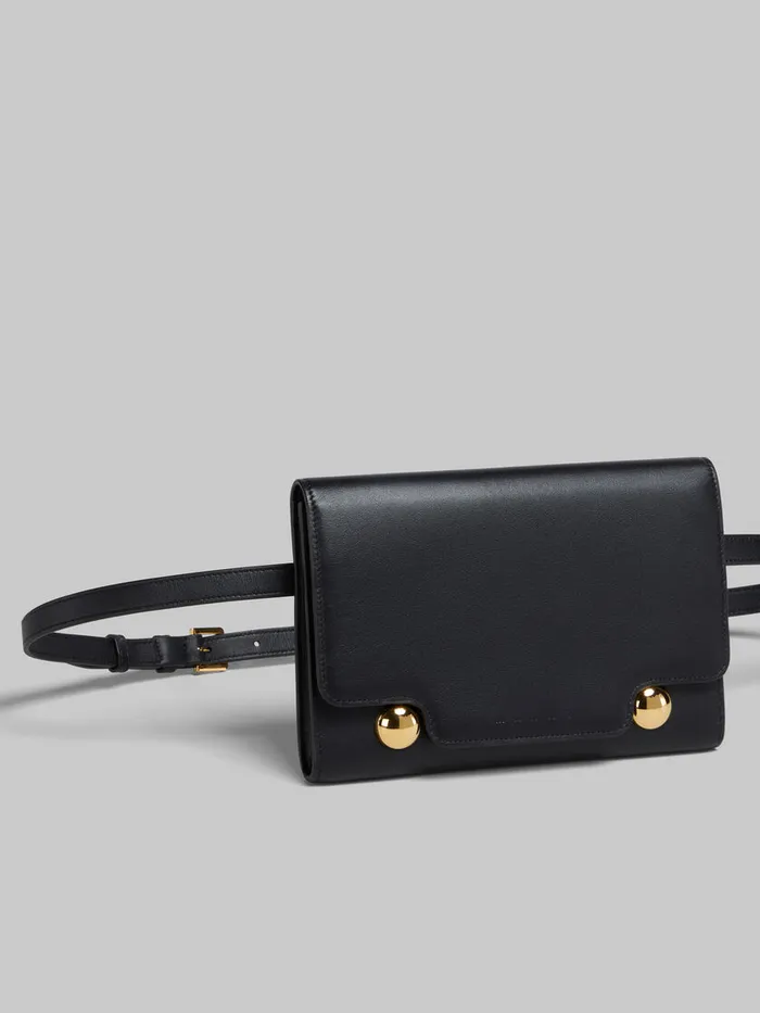 Black Leather Trunkaroo Bum Bag Women Marni Trunkaroo Bag