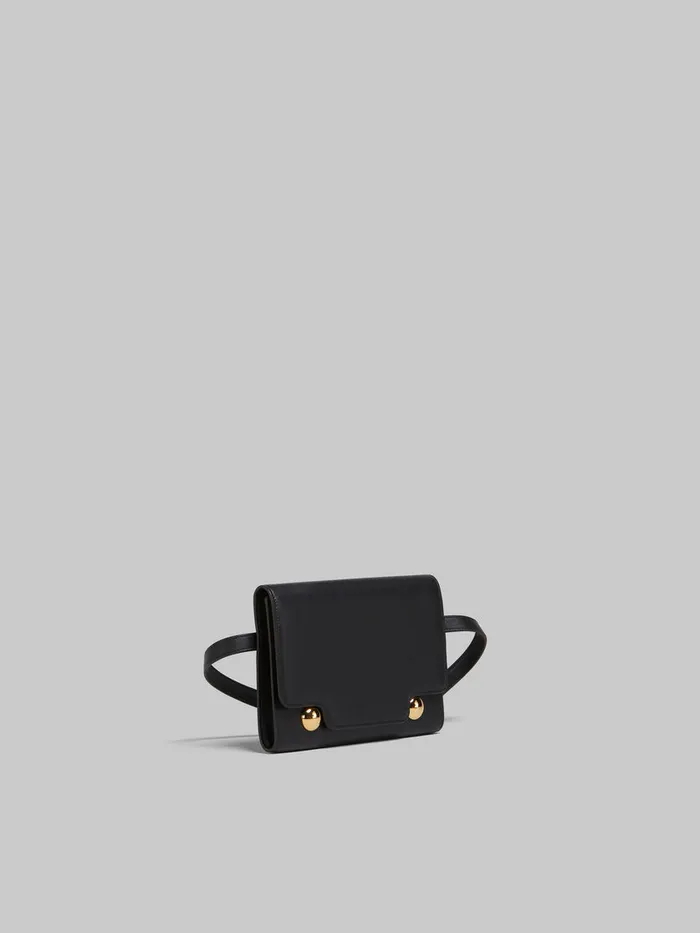 Black Leather Trunkaroo Bum Bag Women Marni Trunkaroo Bag