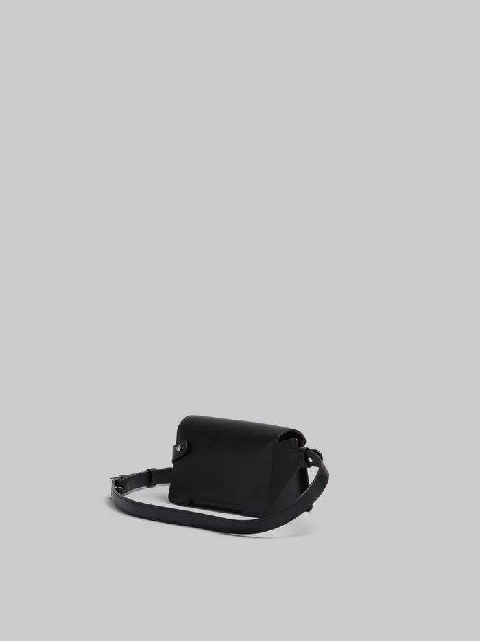 Black Leather Trunkaroo Crossbody Bag WomenMen Marni Trunkaroo Bag