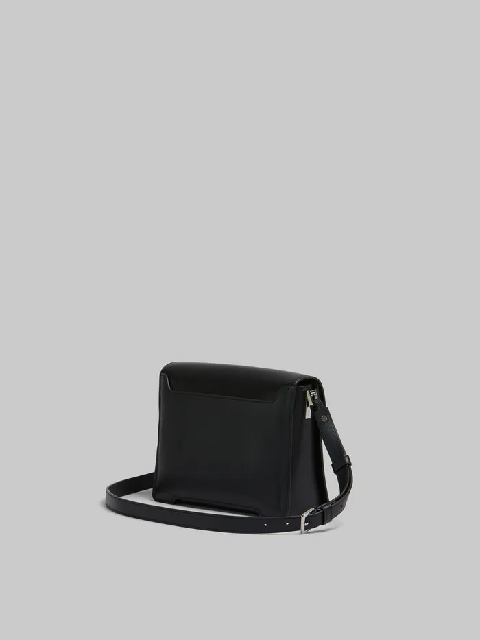 Black Leather Trunkaroo Medium Shoulder Bag WomenMen Marni Trunkaroo Bag