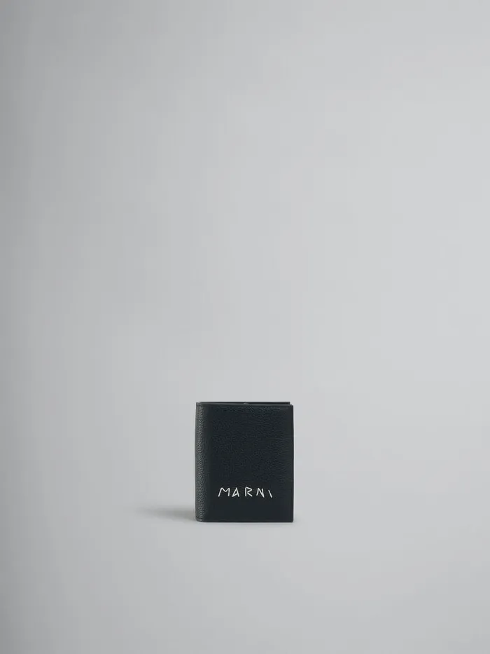 Black Leather Ziparound Bifold Wallet With Marni Mending Women Marni Wallets and Small Leather Goods Black Leather Ziparound Bifold Wallet With Marni Mending Women Marni Wallets and Small Leather Goods