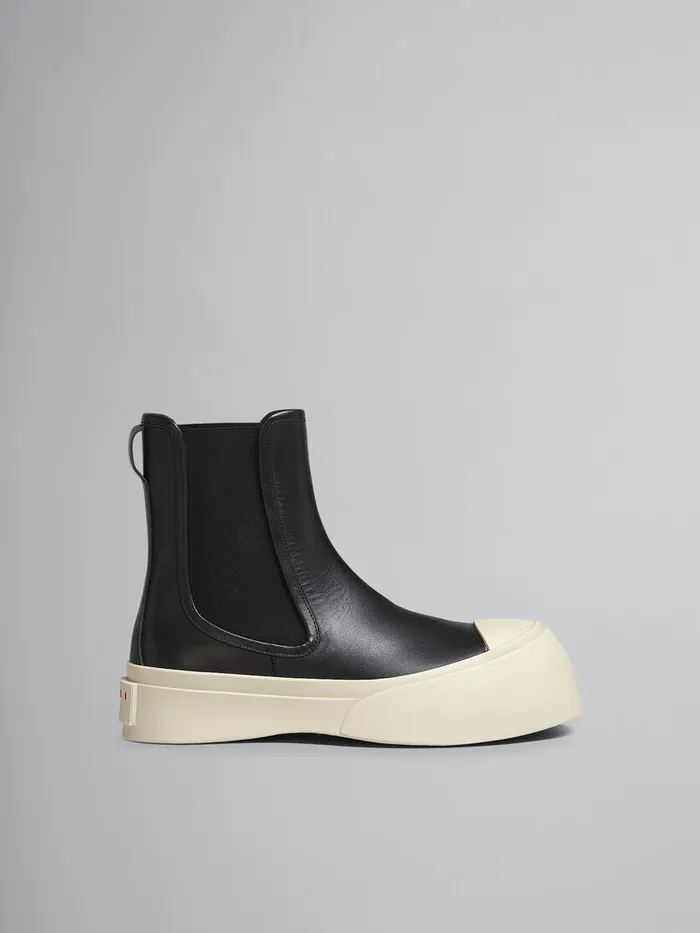 Black Nappa Leather PABLO Chelsea Boot Men Marni Pablo Sneakers