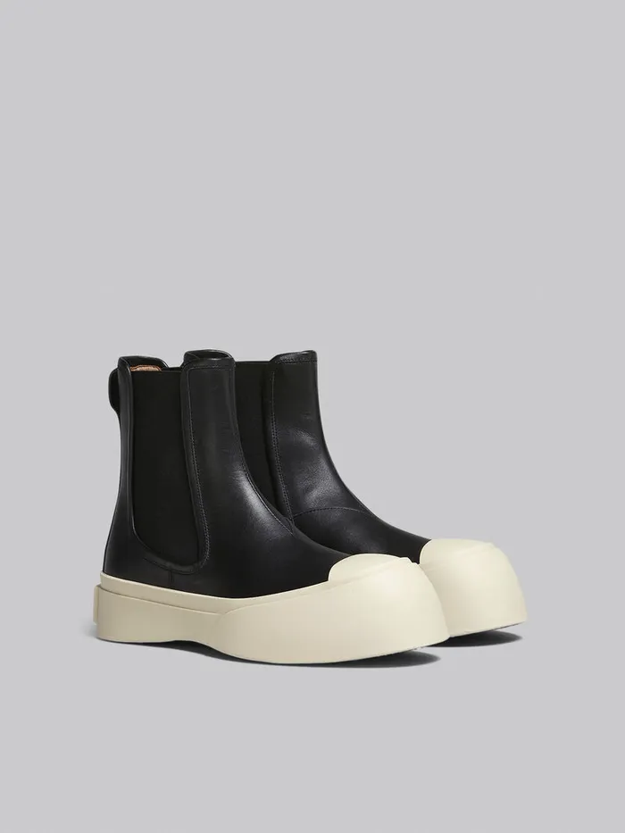 Black Nappa Leather PABLO Chelsea Boot Men Marni Pablo Sneakers