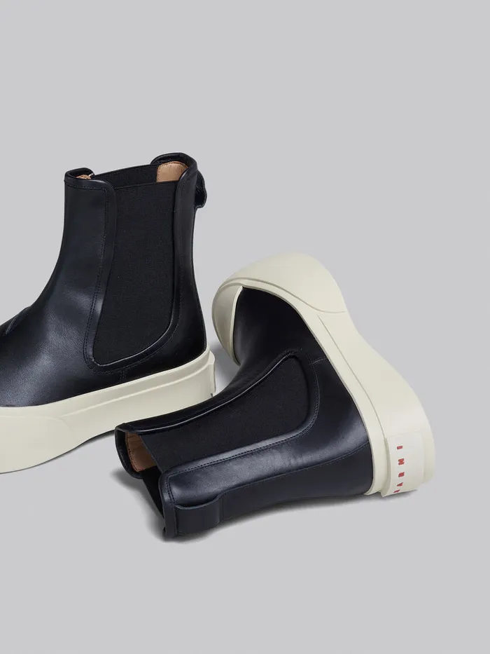 Black Nappa Leather PABLO Chelsea Boot Men Marni Pablo Sneakers