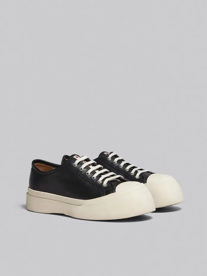 Black Nappa Leather Pablo Laceup Sneaker Women Marni Pablo