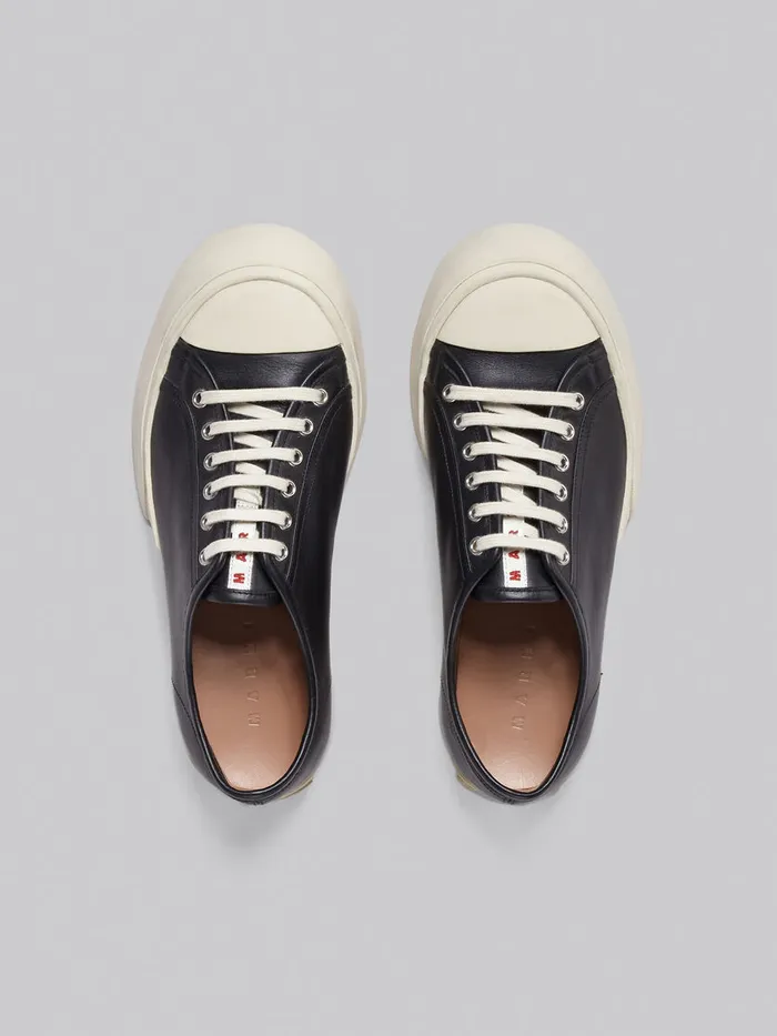 Black Nappa Leather Pablo Laceup Sneaker Women Marni Pablo