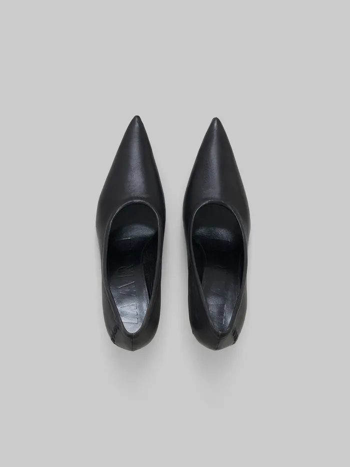 Black Nappa Spike Pump Women Marni Heels