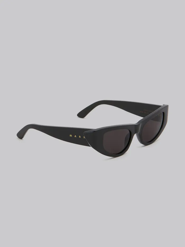 Black Netherworld Sunglasses WomenMen Marni Sunglasses